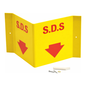 Panneau de sécurité mural Brady V MSDS pour laboratoires et sites industriels - Product Image 2