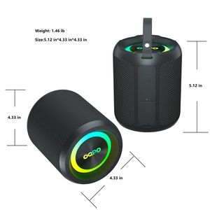 Altavoz Inalámbrico para Exteriores OQPO de 40W, Resistente al Agua IPX7, Emparejamiento TWS 5.3, Sonido Envolvente de 360 Grados, Bajos Profundos, Altavoz Portátil de Alta Fidelidad - Product Image 2