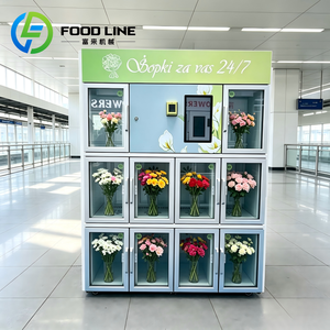 Distributeur automatique de fleurs vendant de grands bouquets pour les fleuristes, libérant votre personnel et vous faisant économiser des salaires, acceptant les billets et les cartes de crédit - Product Image 1