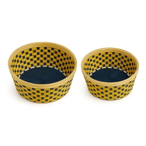 Cesta de Frutas de Bambú Ecológica, Tejida a Mano, Capacidad Personalizable, Cesta de Almacenamiento Multifuncional para el Hogar y la Cocina - Product Image 1
