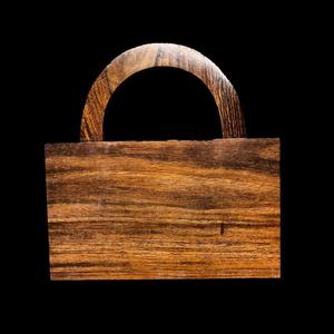 Pochette de soirée pour femme, sac à main en bois, dernière collection - Product Image 4