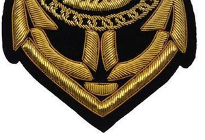 Insignias de Hilo Metálico Dorado de Lujo, Nuevas, OEM, Personalizadas con Logotipo Bordado a Mano, Libres de Níquel, Ecológicas y Lavables - Product Image 5