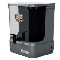 Penjernih Air Alkali Reverse Osmosis Aqua Mars Metallic Flow150, Filter Air Pintar Dinding, Kapasitas 9L, Multiguna untuk Rumah Tangga
