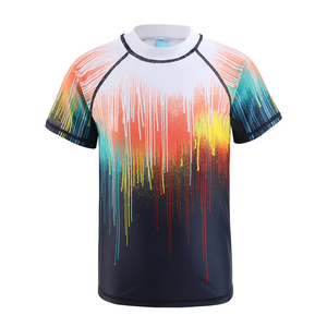 Camiseta de Natación de Manga Corta con Protección Solar, Secado Rápido, Ligera, para Surf, Natación, Playa y Actividades al Aire Libre - Product Image 3