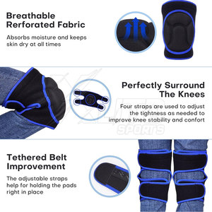 Protection Professionnelle pour Gardien de But : Genouillères en Mousse EVA Ajustables pour Hommes et Femmes – Collection d'Équipements de Football du Fabricant - Product Image 5