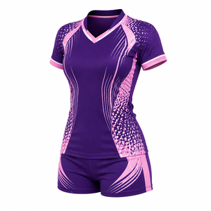 Ensemble Maillot et Short de Rugby Sublimé pour Femme – Tenue de Sport Athlétique Respirante 100% Polyester Personnalisable pour Équipe - Product Image 5