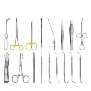 Kit de 17 instruments pour le lifting sinusal, kit de chirurgie implantaire dentaire, en acier inoxydable allemand, réutilisable, autoclavable, Paco Veterinary - Product Image 1