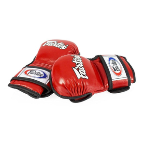 RTS Wholesale Price Premium Quality Customized MMA Boxing Gloves <b>Red</b> Color Fair Tex Grappling Comfortable Printed PU <b>Material</b> - Product Image 2