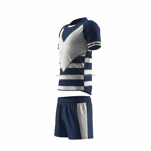 Uniforme de Rugby Personalizado con Estampado de Manga Corta, Venta al Por Mayor OEM - Product Image 2