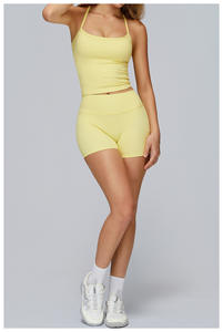 Ensemble de yoga et fitness taille haute YanRuo pour femme – Vêtements de sport respirants avec maintien dorsal pour la course à pied, grandes tailles, effet push-up fessier - Product Image 3