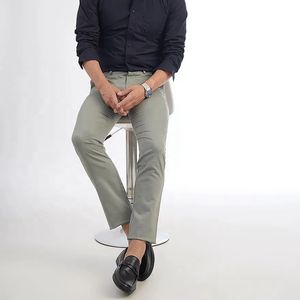 Pantalones Formales para Hombre con Cierre de Cremallera, Secado Rápido, Ligeros, para Oficina, con Colores y Logotipo Personalizados, Nuevo Estilo 2026 - Product Image 3