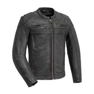 Custom Men's Genuine Leather Motorcycle <b>Jacket</b> <b>Slim</b> <b>Fit</b> Vintage Cowhide Biker Coat Casual Outerwear Fashion Male Winter <b>Jacket</b> - Product Image 1