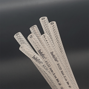 Tuyau flexible industriel tressé en PVC de 8 mm x 13 mm de diamètre, renforcé de polyester synthétique, pression de service de 15 bars, résistance à la pression de 60 bars - Product Image 4