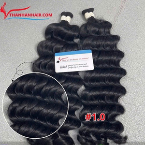 Super Double dessiné vapeur vague profonde cheveux en vrac 100% vietnamien vrais cheveux non traités de l'usine expédition mondiale - Product Image 5