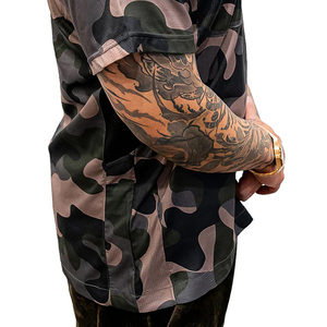 Custom Half Sleeves Eco-Friendly Breathable Waterproof Polyester Work Vest for Pet Groomer Barber Hair Salon Stylist Anti-Water - Product Image 3