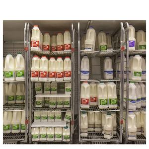 जस्ता चढ़ाया Foldable और Nestable दूध डेयरी पिंजरे रसद ट्राली - Product Image 5