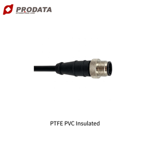 สายเคเบิลเชื่อมต่อ M12 แบบ OEM 4 5 8 12 พิน พร้อมปลอกหุ้ม PVC สำหรับใช้งานในอุตสาหกรรม - Product Image 1