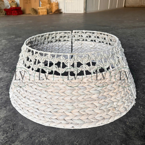 Nuevo Diseño: Cesta de Jacinto de Agua Estilo Rústico para el Base del Árbol de Navidad, Decoración Navideña de Vietnam - Product Image 2