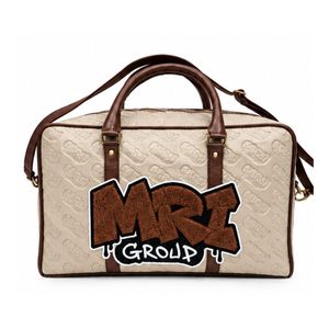 Wholesale Price Custom Genuine <b>Leather</b> Durable Polyester Lining Travel Vintage <b>Men</b> Duffle <b>Bag</b> Luxury High Quality Zipper Closure - Product Image 3