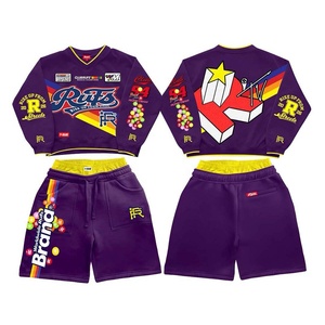 Pantalones Cortos Deportivos de Verano para Hombre, Estilo Hip Hop, Tejidos, 100% Algodón, Estampado por Transferencia de Calor, Secado Rápido y Transpirables, OEM - Product Image 4
