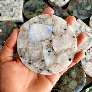 Posavasos Pulido de Alta Calidad, Diseño Personalizado, Piedras Naturales Antideslizantes y Ecológicas para Decoración de Mesa en Hogar u Oficina - Product Image 6