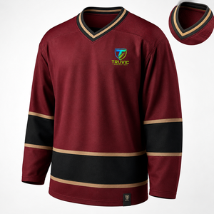 Jersey de Hockey sobre Hielo Personalizado, Ropa Deportiva, Material de Poliéster Ligero, Construcción Transpirable, Ajuste Atlético Cómodo - Product Image 1