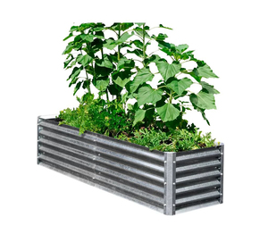 Spacious <b>Metal</b> Garden Raised Bed with Customized Design for Advanced Vegetable Herb and Flower Growing - Product Image 5