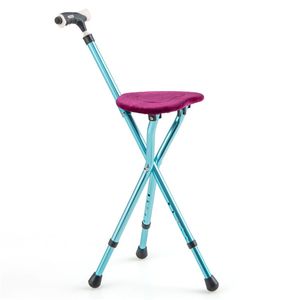 Chaise pliante en aluminium avec réglage de la hauteur sur 5 niveaux, lumière LED, patins antidérapants, coussin bonus, 3 patins de sol (220 lbs) - Product Image 2