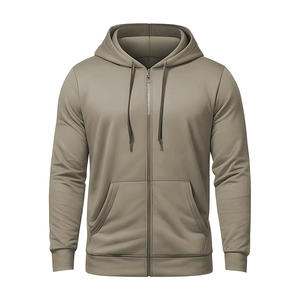 Sudadera con Capucha Oversize de Algodón Grueso para Hombre, Estilo Urbano, Diseño Libre, Forro Polar Negro, Casual de Invierno - Product Image 1