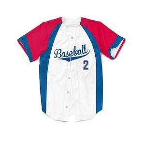 Sublimation Allover Design High Quality OEM 100% Polyester Made in Paragon Baseball Jersey/ Own Logo Player Team Name Jersey - Product Image 3