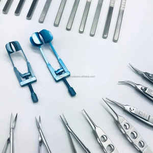 Conjunto de instrumentos de Microcirugía Ocular oftálmica de estrabismo de acero inoxidable de alta calidad con certificación CE OEM y etiqueta privada disponible - Product Image 2