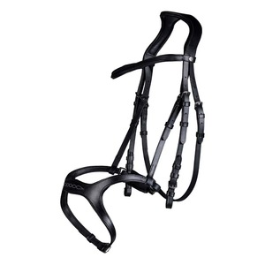 Brida de Cuero de Alta Calidad para Caballo, Arnés Ajustable, Cómodo para Entrenamiento, Equipo Ecuestre Duradero para Montar - Product Image 3