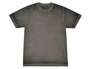 T-shirt à manches courtes en tricot pour homme, couleur dégradée, col rond, coupe classique, motif uni, décontracté - Product Image 4