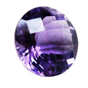 สอบเทียบธรรมชาติทรงกลมทรงอัญมณีหลวมขนาดฟรีสีม่วงอเมทิสต์ตัดเหลี่ยมเพชรพลอยสําหรับเครื่องประดับทําอัญมณี - Product Image 2