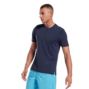Camiseta Orgánica al por Mayor para Hombre, Diseño Personalizado, Cuello Redondo, Camiseta de Algodón Orgánico en Blanco - Product Image 1