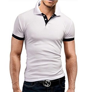 เสื้อยืดแขนสั้นผู้ชาย สีพื้น ผ้าถักเนื้อนุ่ม ระบายอากาศดี สีดำ โพลีเอสเตอร์ 100% ป้องกันรอยยับ มีโลโก้ด้านหน้า - Product Image 4