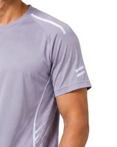T-shirt de sport pour homme personnalisé à la lavande, séchage rapide, respirant, pour la gym, le fitness, la course à pied, l'entraînement athlétique, en polyester, vêtement de sport - Product Image 4