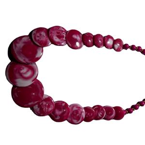 Nuevo diseño de joyería, collar de cuentas de resina hecho en mujeres indias, regalo, collares de fiesta, boda - Product Image 1