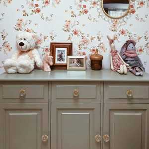 Bouton de tiroir en résine florale écologique avec herbe séchée et poignée de meuble en laiton faite à la main, style européen moderne et épuré - Product Image 3