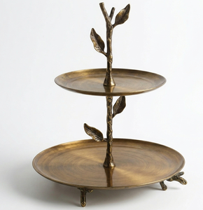Three <b>Tier</b> Metal <b>Cake</b> Stand Handmade Round Shape Multi Layer Dessert Display Serving Tray For Parties <b>Cake</b> Stand - Product Image 4