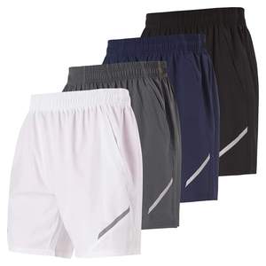 Men's Athletic Gym Shorts Oxford Fabric Spandex/Polyester Quick-Dry Elastic Waist Solid High-Performance Sportswear for Fitness - Product Image 4