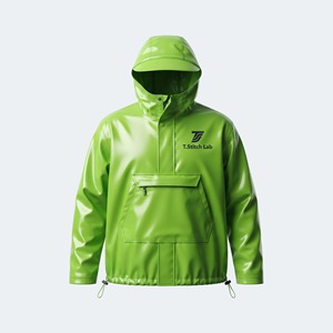 Chaqueta Impermeable para Hombre de Alta Calidad, Nueva Colección, con Capucha, Mangas Largas, Secado Rápido, Ligera, Estilo Urbano, Colores Sólidos - Product Image 1