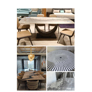 Unique Shape Modern Kitchen Countertop <b>Table</b> <b>Top</b> Custom Hotel Project Manufacturer - Product Image 2