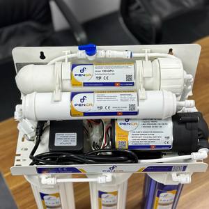Purificador de agua portátil RO de 8 etapas Penca Countertop Sistema de ósmosis inversa alcalina Bomba de capacidad 400gpd Planta de filtro de agua central - Product Image 3