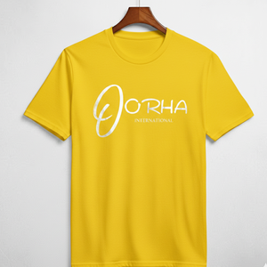 Camiseta de Algodón para Hombre, Color Amarillo Brillante, Premium, con Función Elástica, Cómoda de Usar, Ropa Masculina a Precios de Mayoreo - Product Image 1
