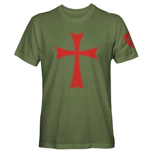 Cross Men's <b>T</b>-<b>Shirt</b> Custom Masonic Clothing Breathable Half Sleeve <b>Shirts</b> Men's Cotton Loose <b>Fit</b> Printed O-neck <b>T</b>-<b>shirt</b> - Product Image 5