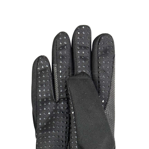 Gants d'équitation en silicone à points antidérapants, noirs, en PU respirant, tailles adultes unisexes, pour l'hiver - Product Image 3