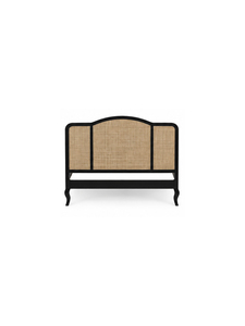 Cama de Plataforma Tradicional Tamaño Queen con Cabecera Tejida y Listones de Madera, Muebles de Dormitorio Elegantes con Temática Antigua - Product Image 6