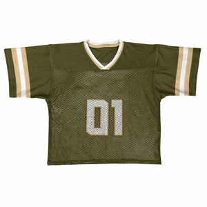 Wholesale 100% Polyester American Football Jersey Custom Stitched Logo Breathable Mesh Short Sports Uniform for Teams Clubs - Product Image 1