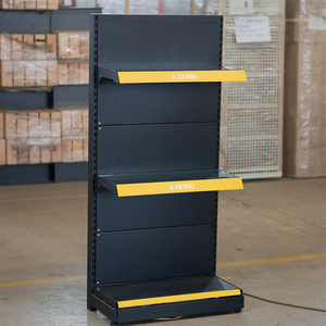 OEM Heavy Duty Vertical Metal Supermarket Gondola Shelving Rack <b>Model</b> A51 for Grocery Store Retail Freestanding Quick - Product Image 2